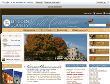 Tablet Screenshot of lincolncounty.org